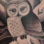 Tattoos - Owl backpiece detail - 119777